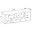 Convertable L-Shaped Bookcase With Open Shelves - White