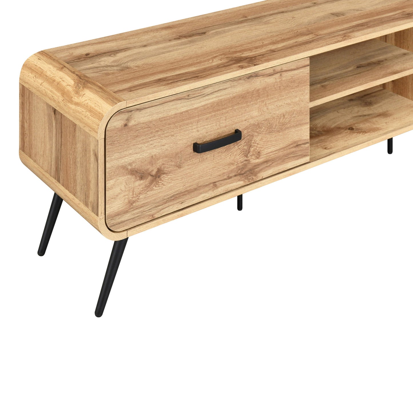 Rowan - 71" Low Profile TV Console - Natural