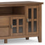 Artisan - TV Media Stand - Rustic Natural Aged Brown