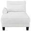 Granholm - Upholstered Curved Arm Sectional Sofa - White