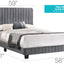 Channel Tufted Bed