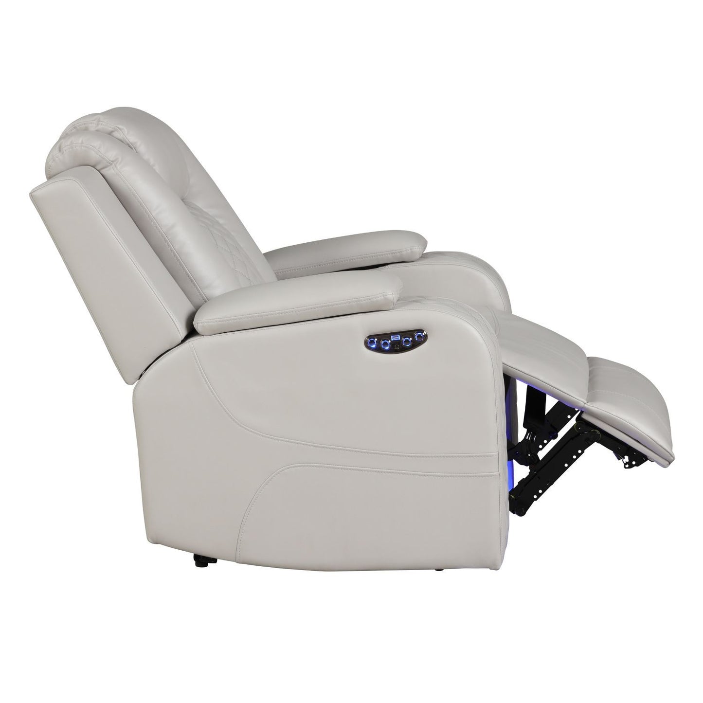 Benz - LED & Power Recliner With Adjustable Headrests And Ambient LED Lighting