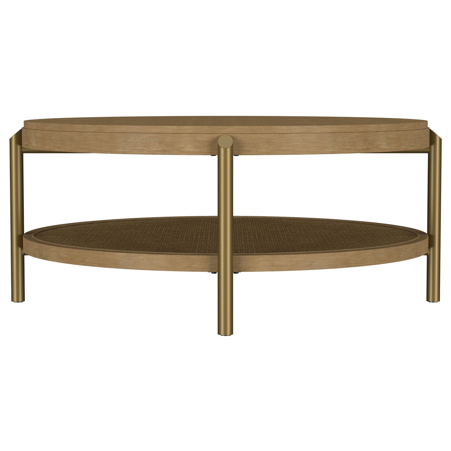 Benson - Round Table With Storage Shelf