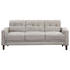 Harvey - 2 Piece Upholstered Tufted Sofa Set - Beige