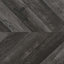 Herringbone - Bookcase With Full Length Shelf - Gray
