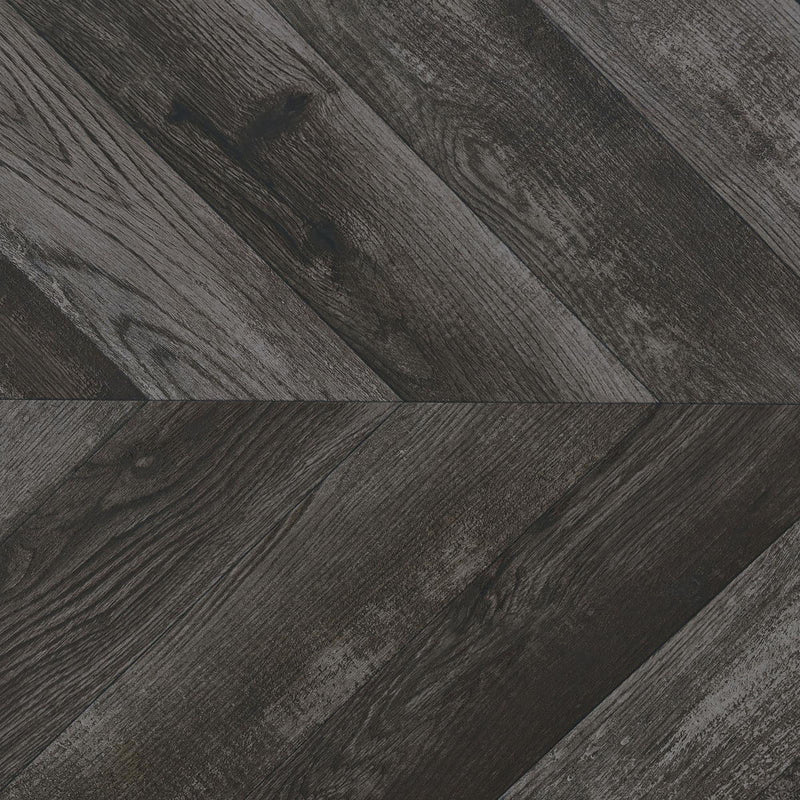 Herringbone - Bookcase With Full Length Shelf - Gray