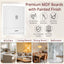 Multi Functional Storage Cabinet With Adjustable Shelves, 2 Drawers, Door Shelves