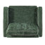 Accent Chair Upholstered Single Sofa With Square Arms, Sewn Pillow Back For Living Room