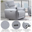 Jeromie - Power Motion Recliner With USB Port - Gray