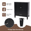 Vintage Style 30" Bathroom Vanity With Sink, Multi Functional Storage, Soft Closing Door - Black