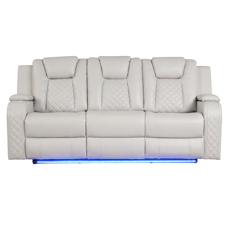 Benz - LED & Power Recliner With Adjustable Headrests And Ambient LED Lighting