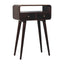 Solid Wood Curved Console Table