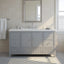 Bathroom Vanity With Separate Sink, Soft Close Doors And 4 Drawers