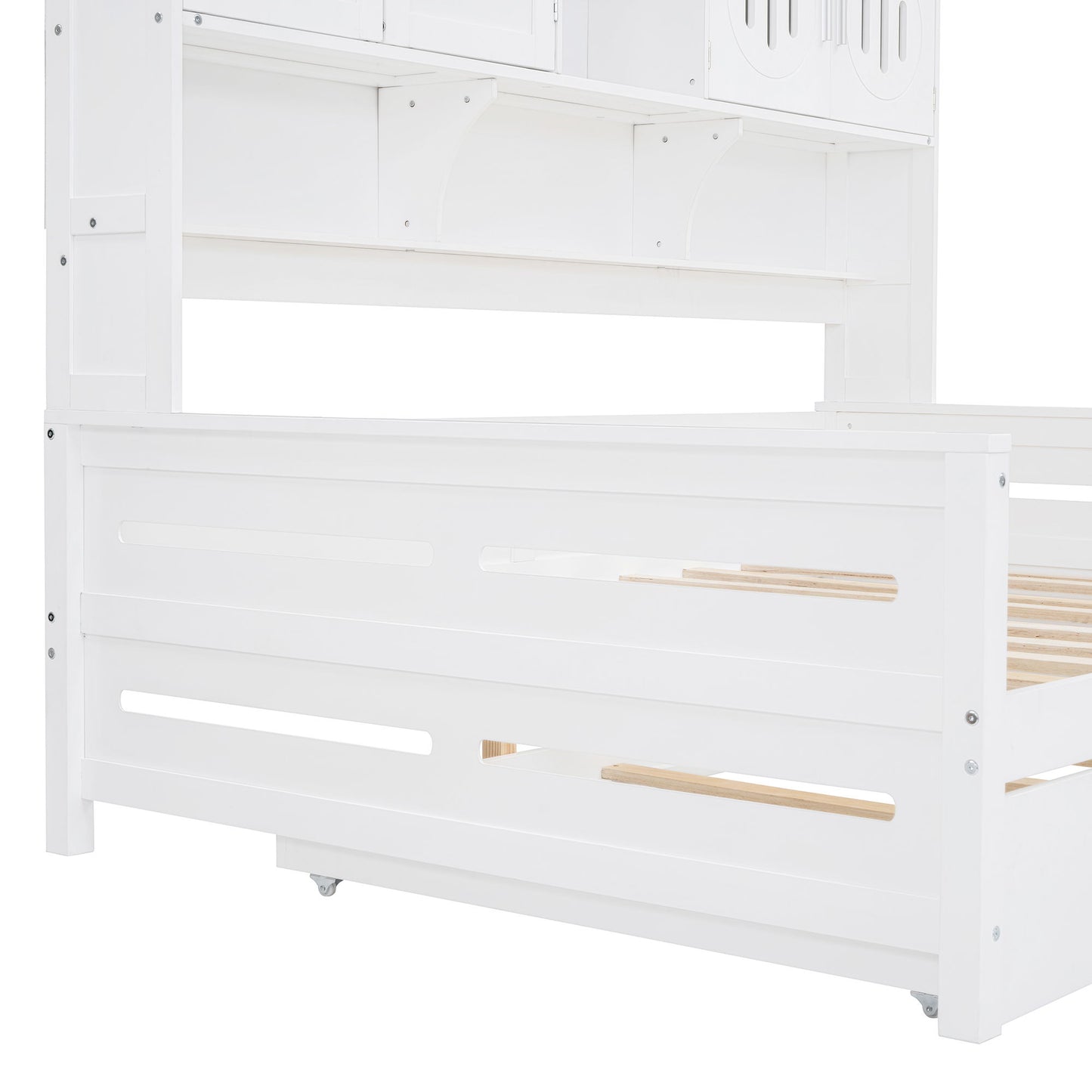 Daybed & All-In-One Cabinet And Shelf
