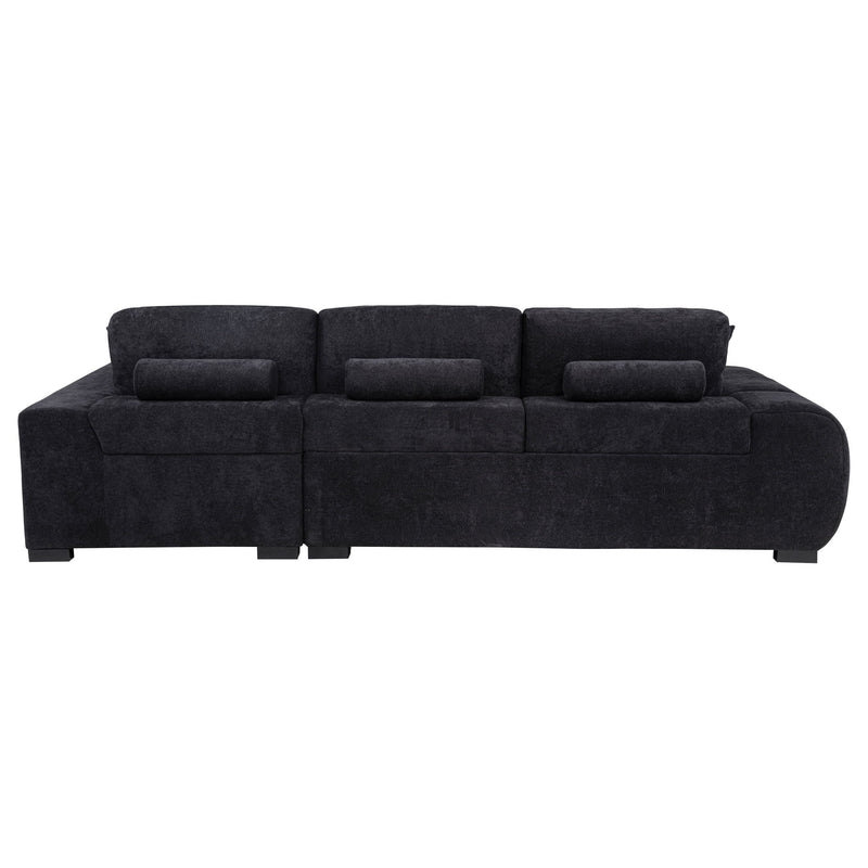 Plather - Sectional Chaise Sofa