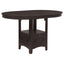 Danford - 5 Piece Counter Height Dining Set With Upholstered Stools - Espresso