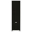 Media Tower With And Drawer With Adjustable Shelves Handles - Brown