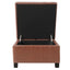 Square Tufted Indoor Ottoman With Lift-Top Storage