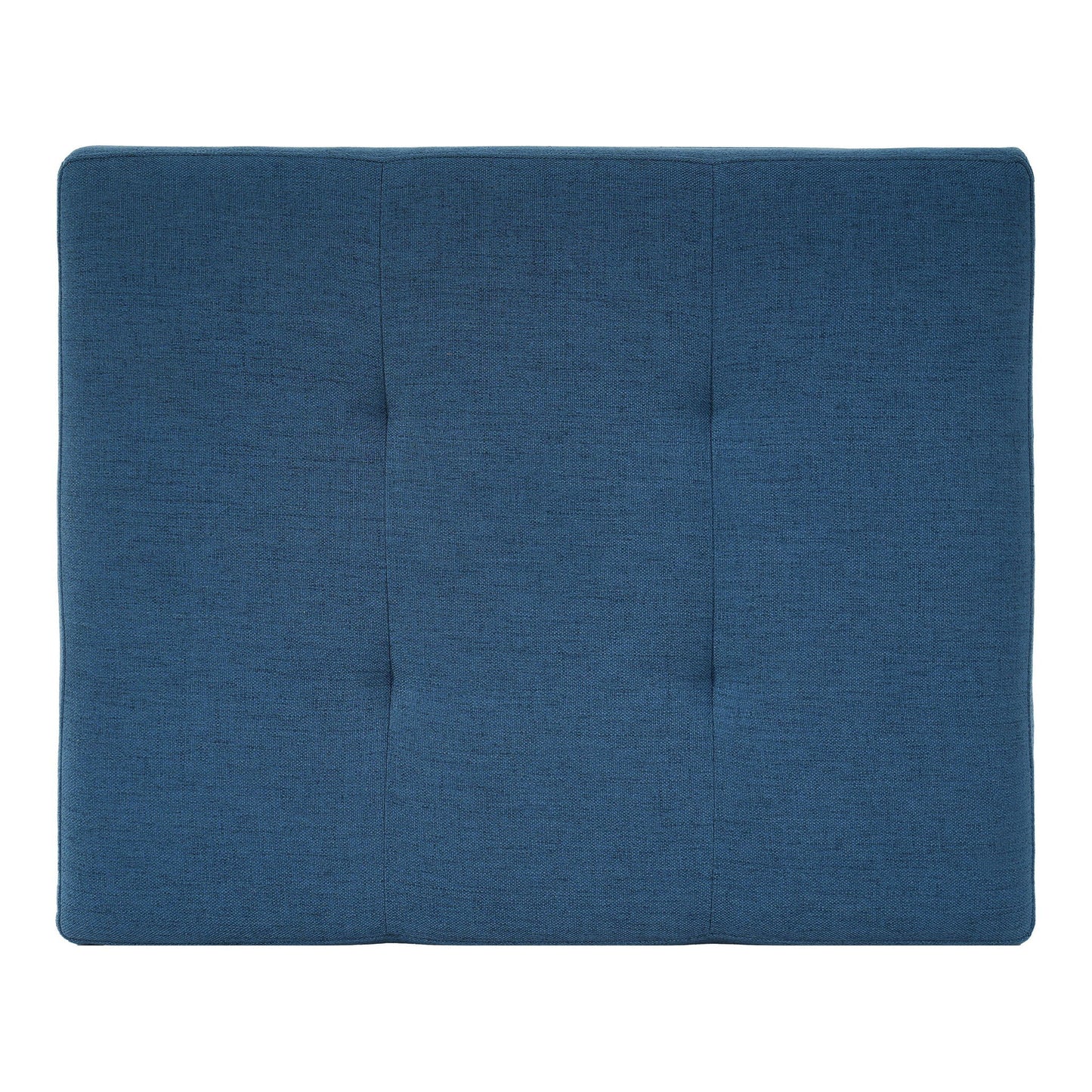 Ottoman, Compact Footrest For Living Room - Navy Blue