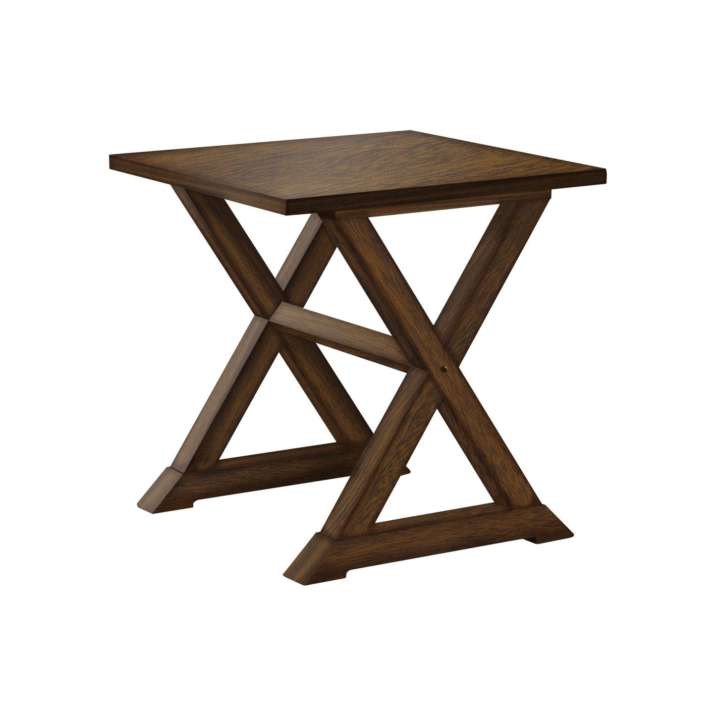 Compact Accent End Table, Square, Transitional