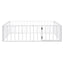 Metal Floor Bed Frame With Fence And Door