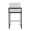 Fuji - Contemporary Modern Elegance, High Back Counter Stool