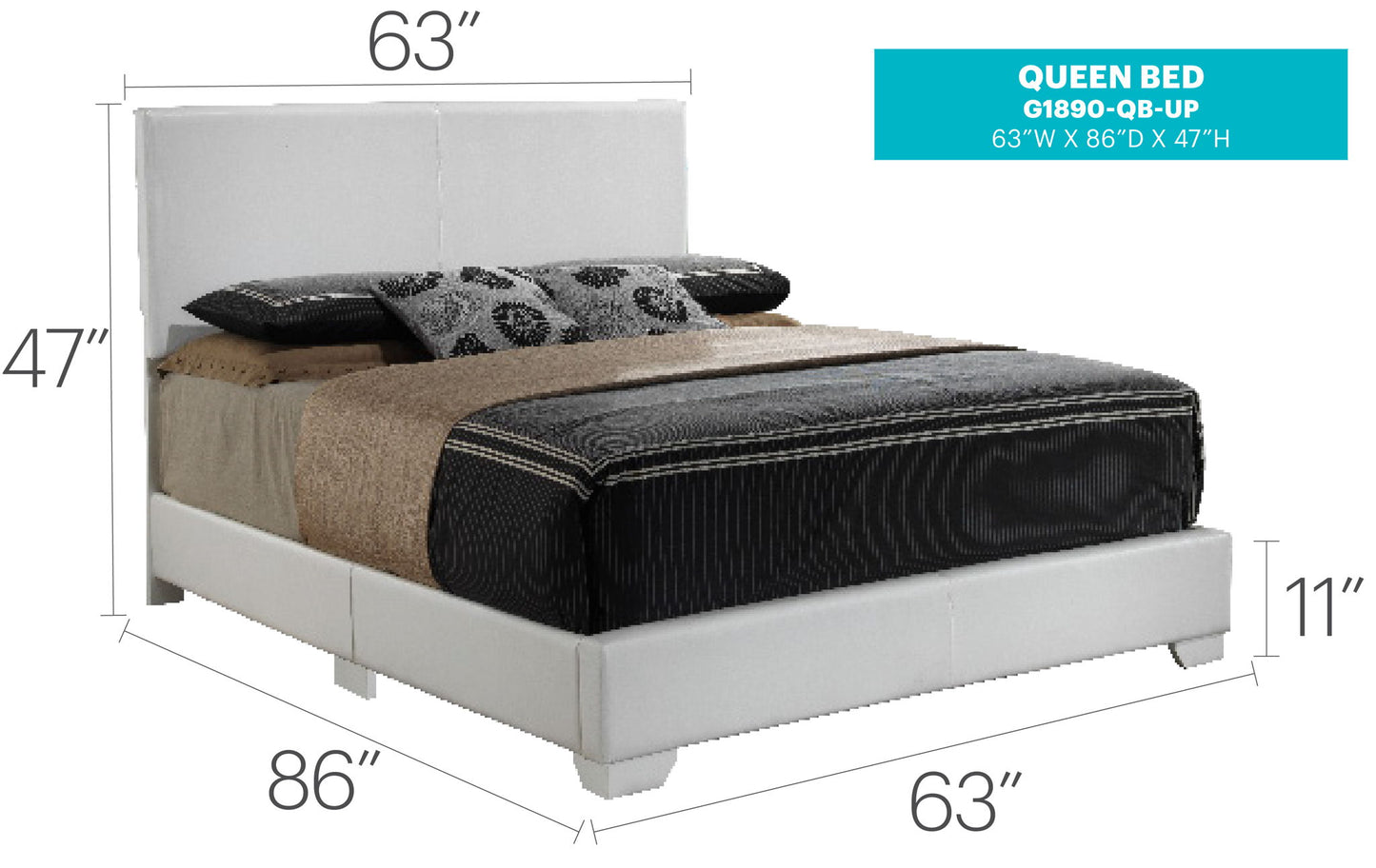 Elegant Platform Bed For Relaxed Spaces