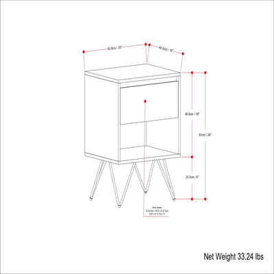 Hunter - Nightstand - Natural