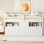 Loft Bed With 4 Drawers, Underneath Cabinet And Shelves