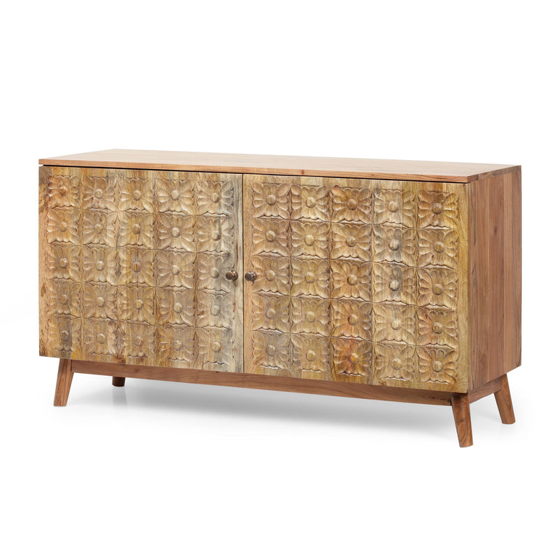Boho - 2 Door Cabinet - Natural