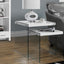 Accent Nesting Table Clear Tempered Glass For Living Room (Set of 2)