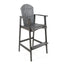 Outdoor Acacia Wood Adirondack Barstools (Set of 2)