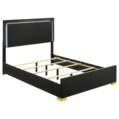 Jeremiah - LED Panel Bed With Touch Controlled Lighting