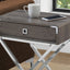 Accent Side Table, Storage Drawer, Stylish Design Contemporary & Modern