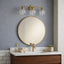 Luster - 3 Lights Vanity With Clear For Bathrooms Above Mirror Wall Lamp Satin - Clear / Gold