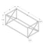 Table, Rectangular, Contemporary & Modern - Chrome
