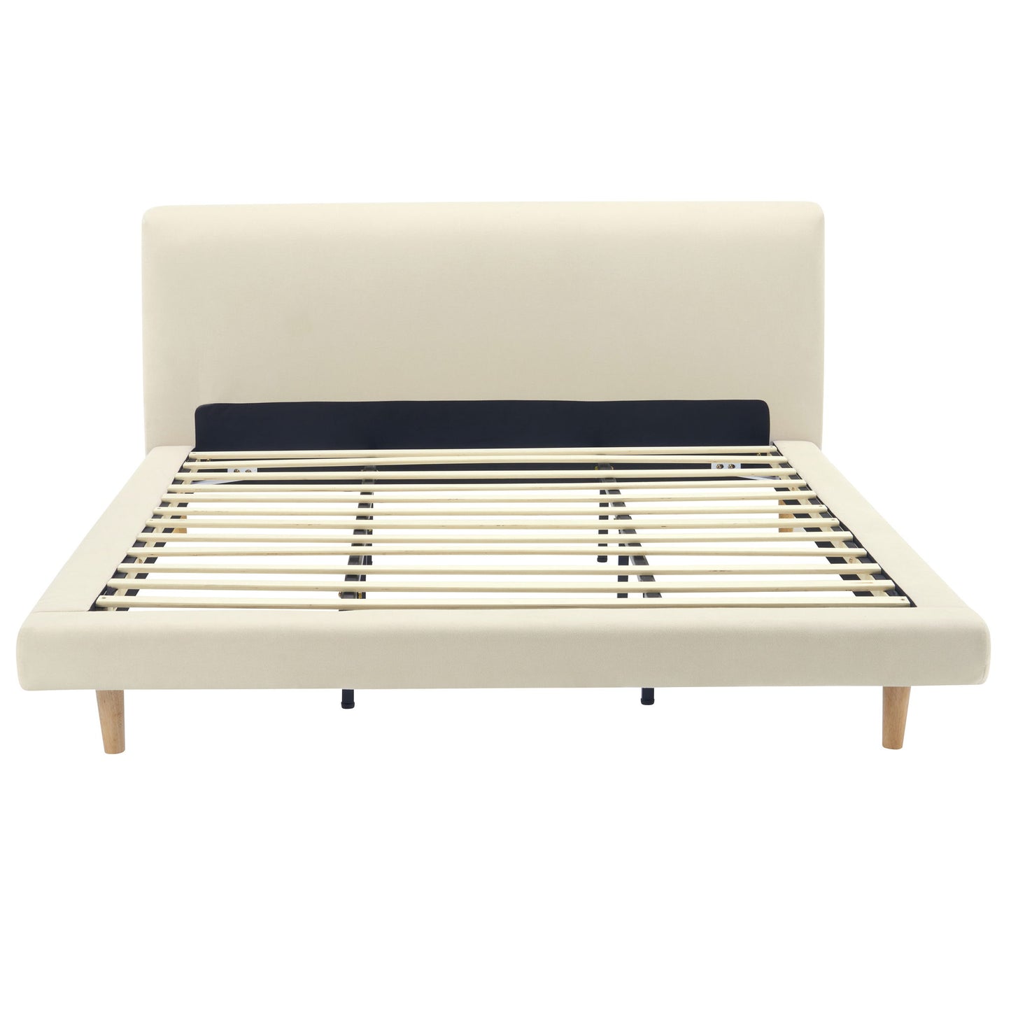 Chunky - California King Bed Frame - Beige