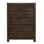 5 Drawer Chest, 1 Piece - Brown
