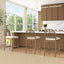 Leon - Arched Back & Upholstered Counter Stool (Set of 2) - Ivory White
