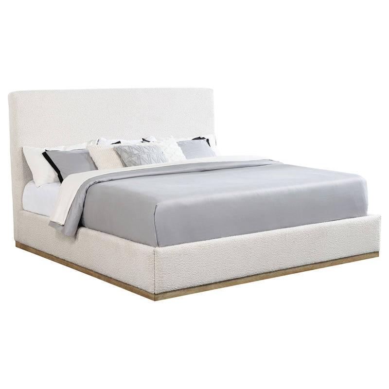 Talbot - Cama Plataforma King Oriental con Cabecero Elevado - Crema