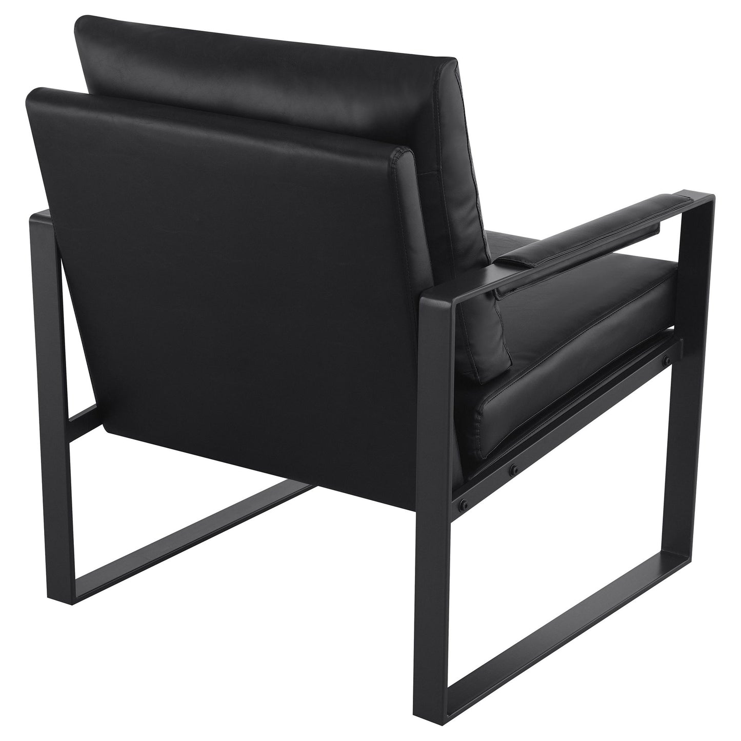 Goldbriar - Upholstered Track Arm Accent Chair - Black
