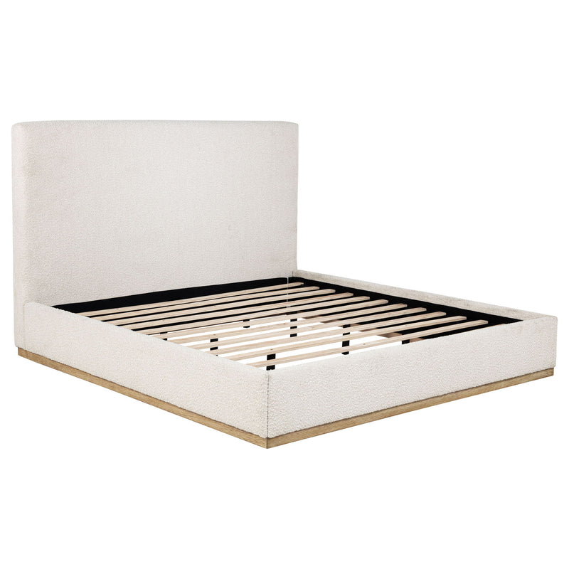 Talbot - Cama Plataforma King Oriental con Cabecero Elevado - Crema