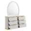 Giovanni - 6 Drawer Dresser (Only Dresser Included, Mirror Not Included) - White