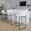 Fuji - Contemporary High Back Barstool Elegant Design