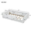 Platform Bed With Guardrail And Charging Station