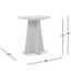 Clarence - Rectangular End Table - Antique Brown