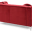 Stylish Sloped Arm Loveseat