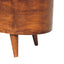 Rounded Lid Up Blanket Box