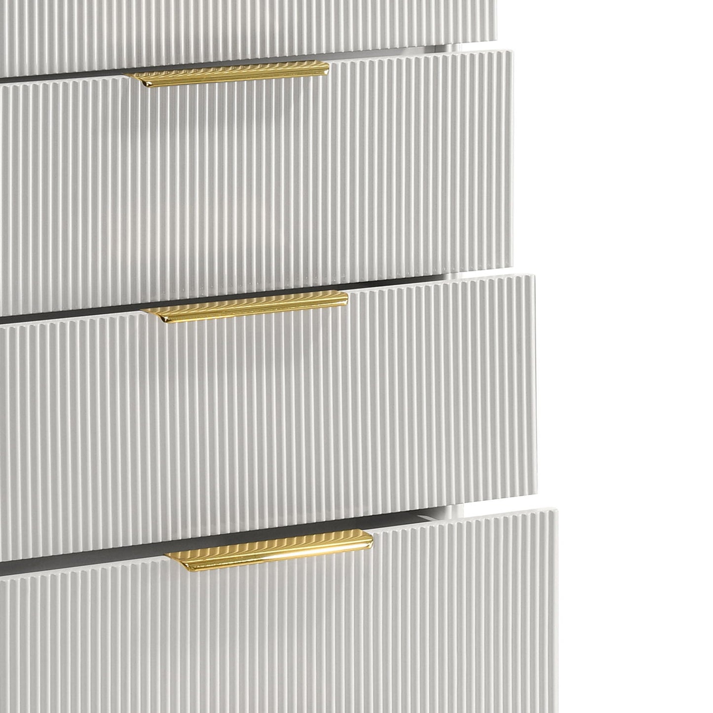 Giovanni - 5 Drawer Chest - White