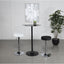 Fresno - Curved Cloud Shaped Bistro Bar Table Bar Table - Black